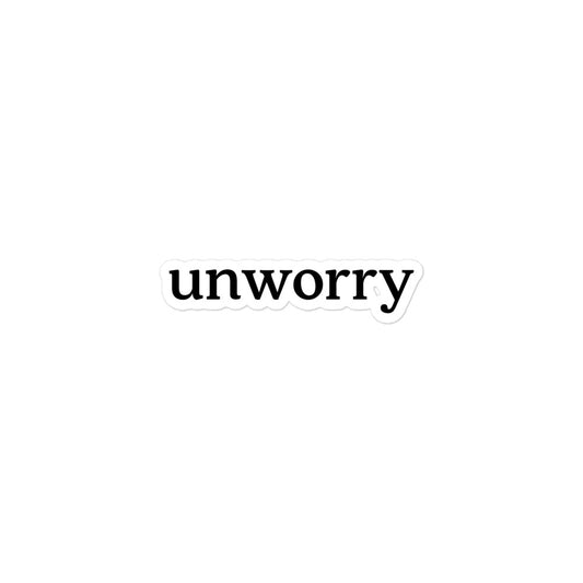 unworry bubble-free stickers