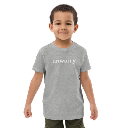 unworry organic cotton kids t-shirt