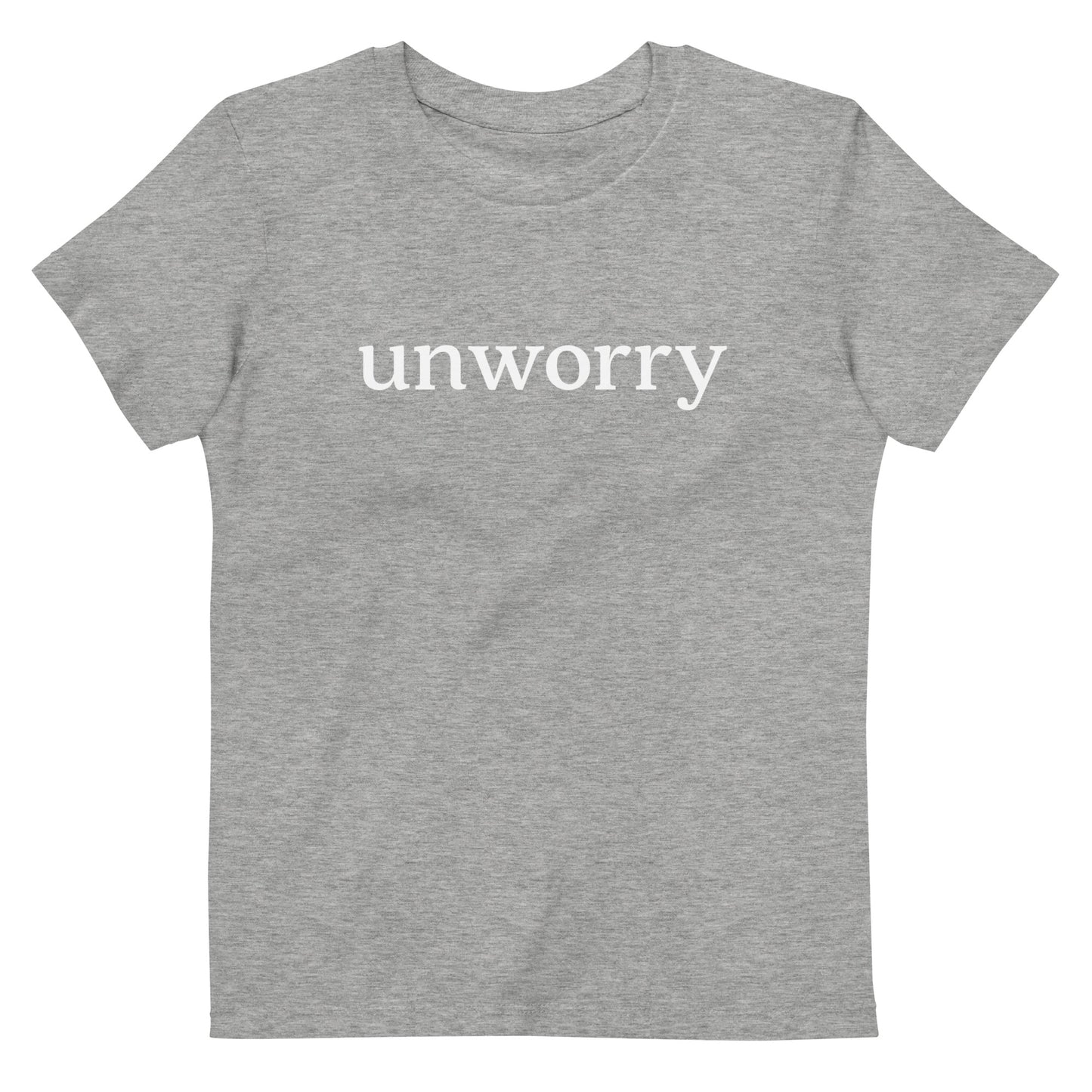 unworry organic cotton kids t-shirt