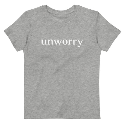unworry organic cotton kids t-shirt