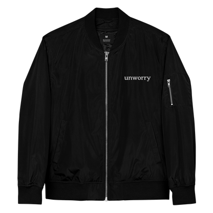 unworry premium recycled bomber jacket