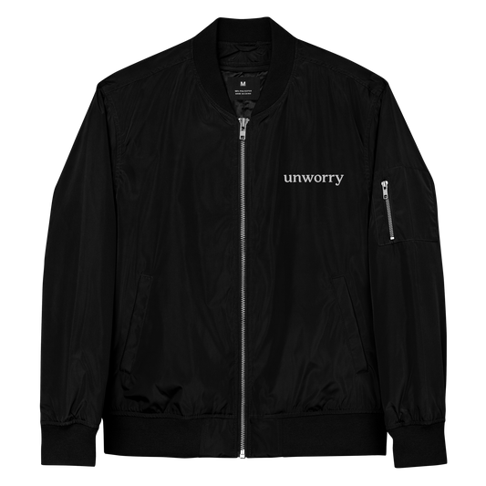 unworry premium recycled bomber jacket