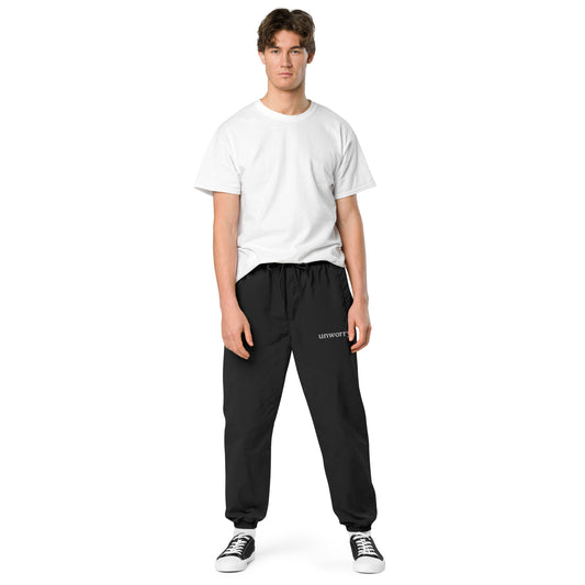 unworry unisex recycled tracksuit trousers