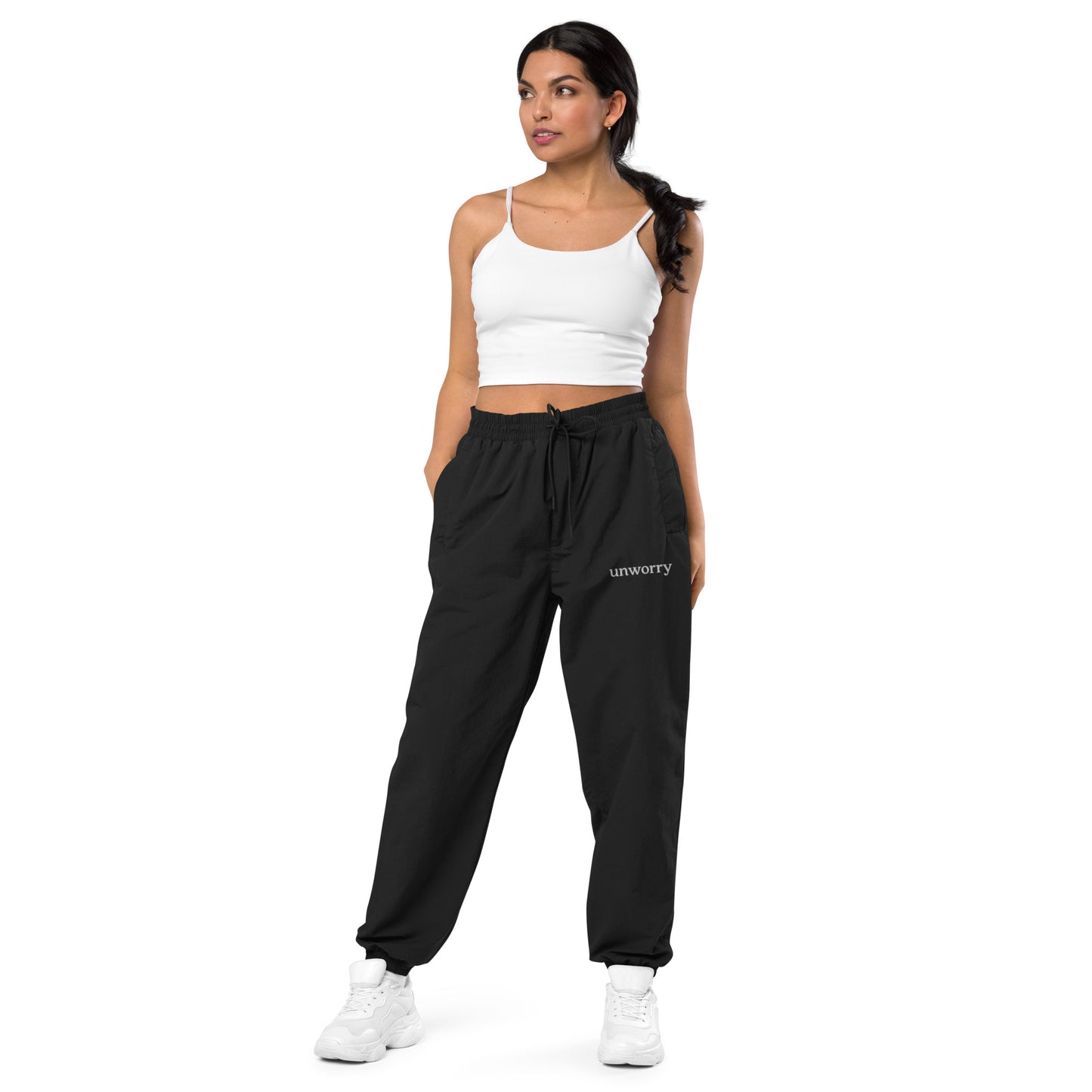 unworry unisex recycled tracksuit trousers