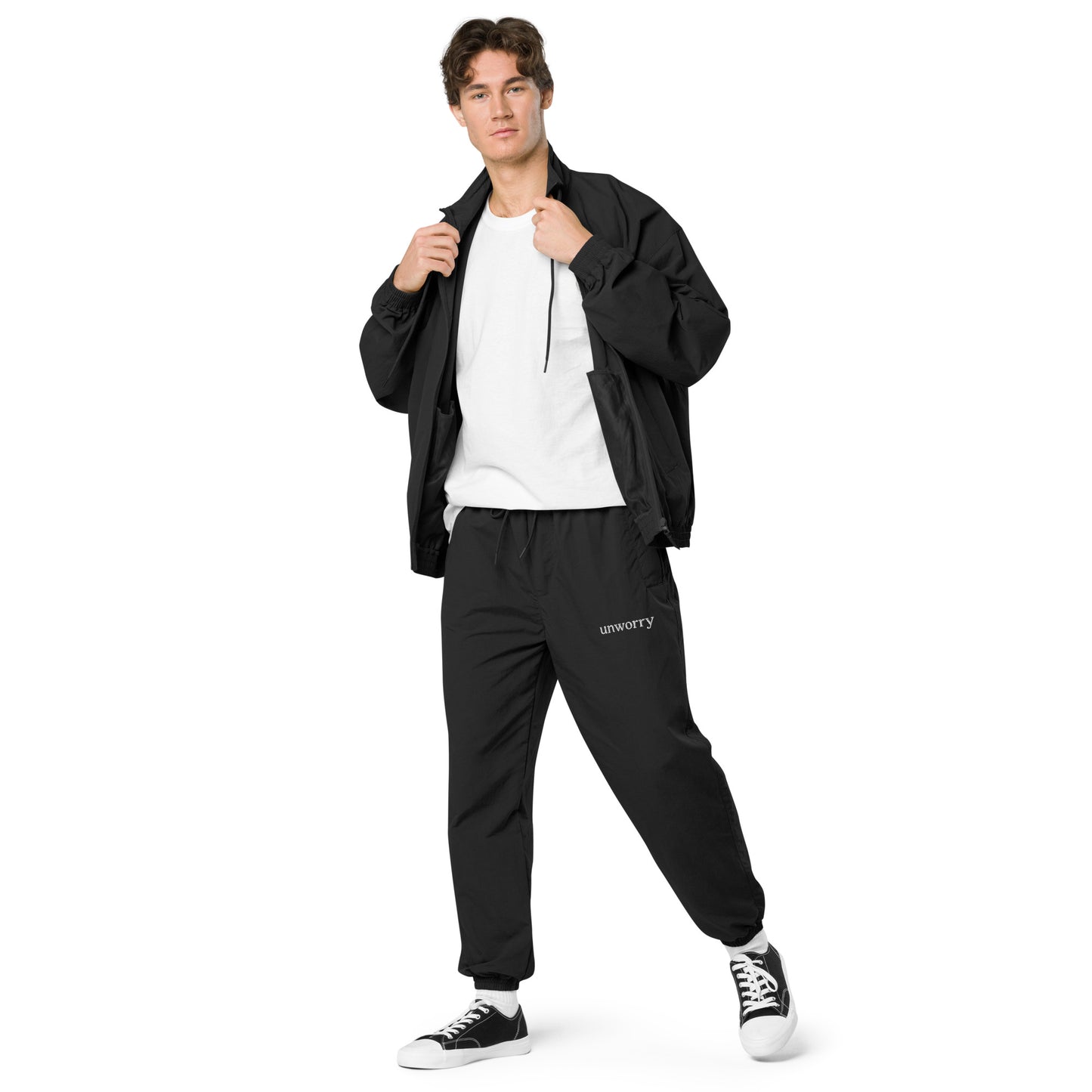 unworry unisex recycled tracksuit trousers