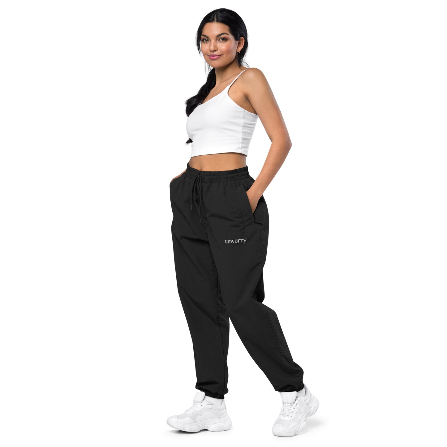 unworry unisex recycled tracksuit trousers