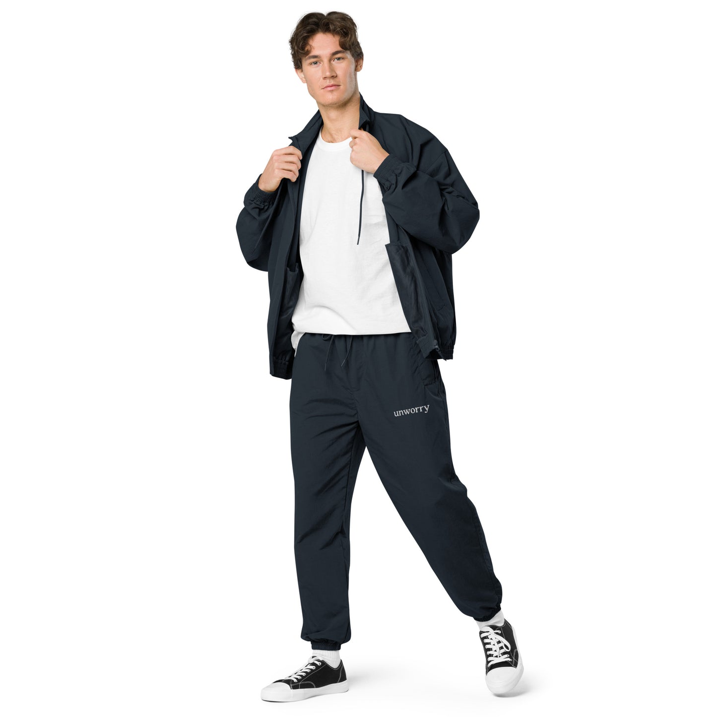 unworry unisex recycled tracksuit trousers