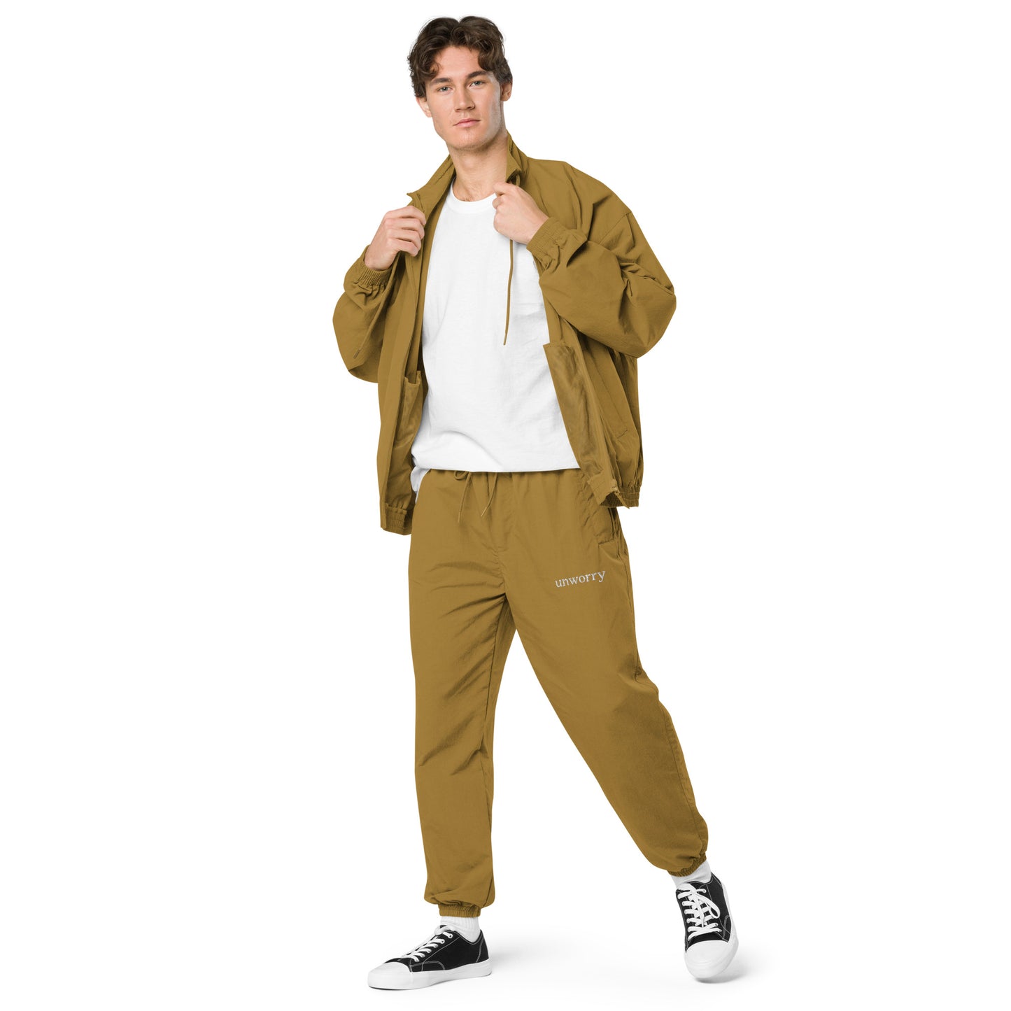 unworry unisex recycled tracksuit trousers