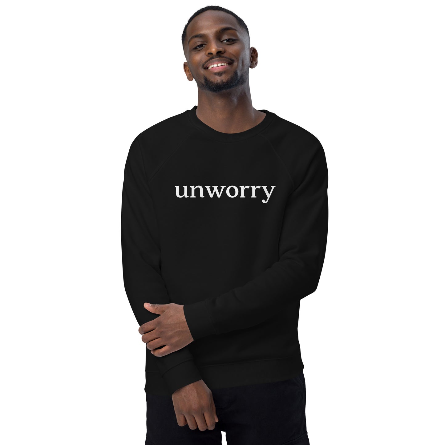unworry unisex organic sweatshirt