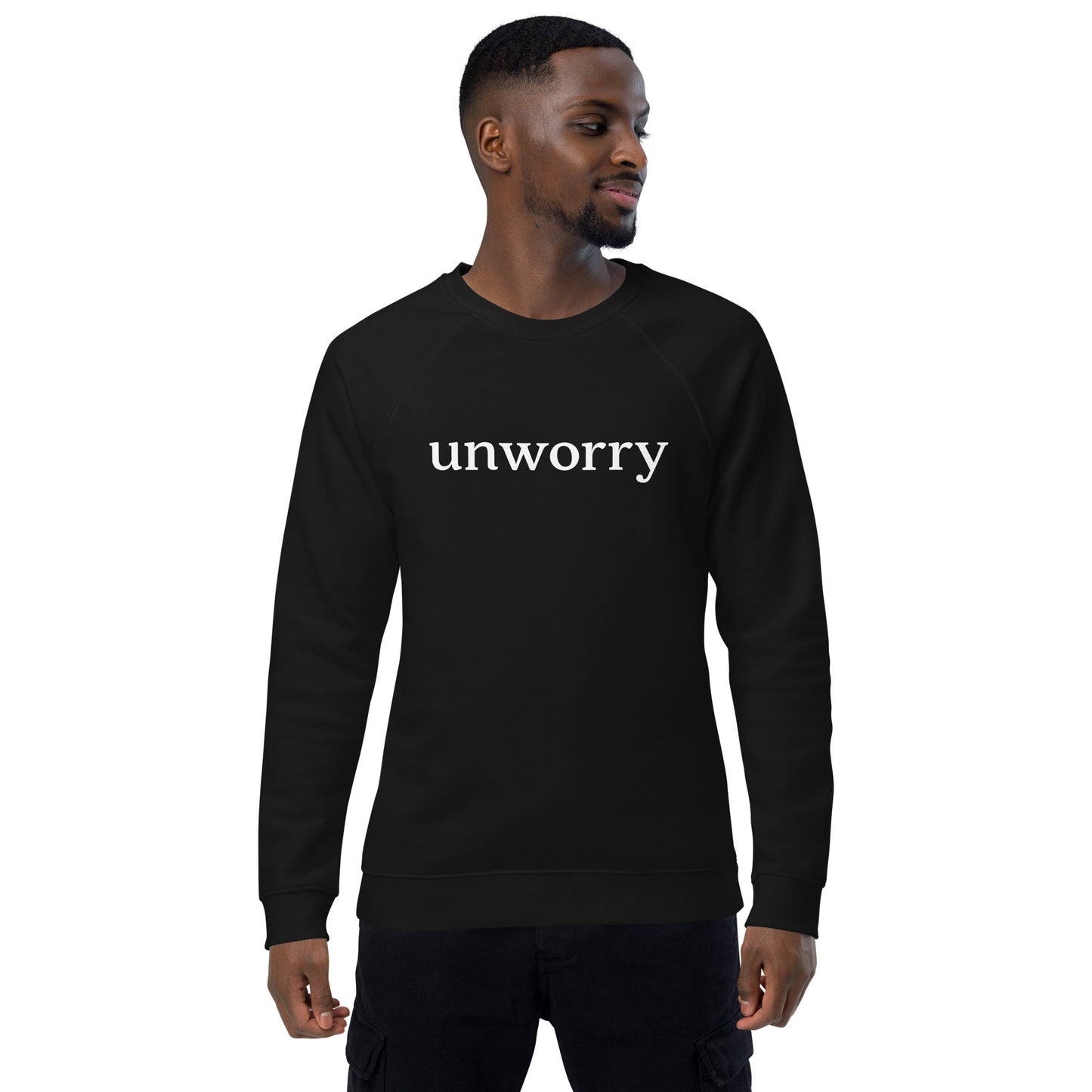 unworry unisex organic sweatshirt