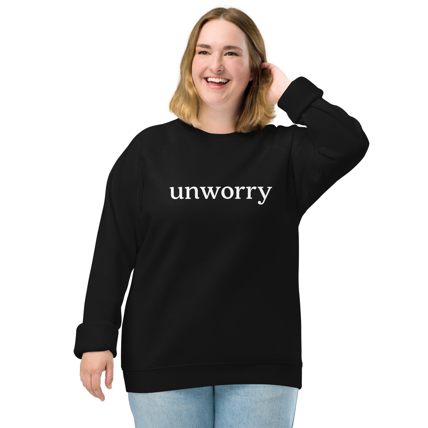 unworry unisex organic sweatshirt