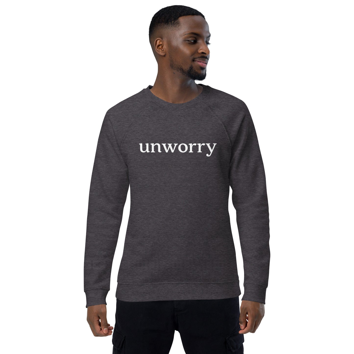 unworry unisex organic sweatshirt