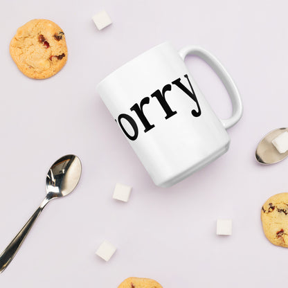 unworry glossy mug