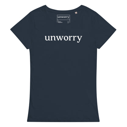 unworry women’s basic organic t-shirt