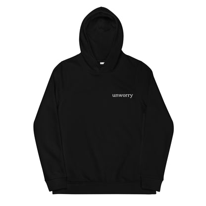 unworry women's eco fitted hoodie
