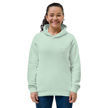 unworry women's eco fitted hoodie