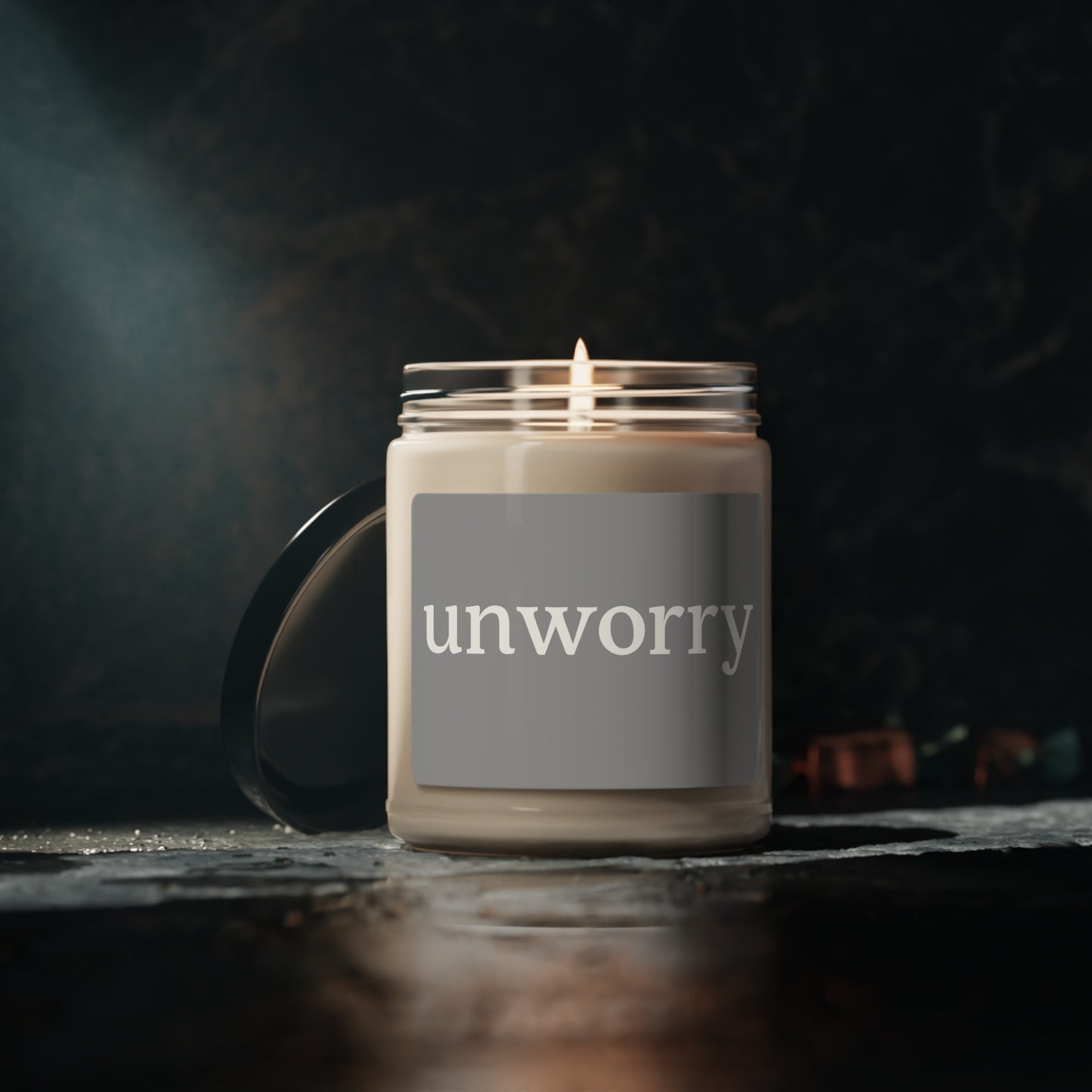 unworry Relaxing 100% Natural Scented Soy Candle, 9oz