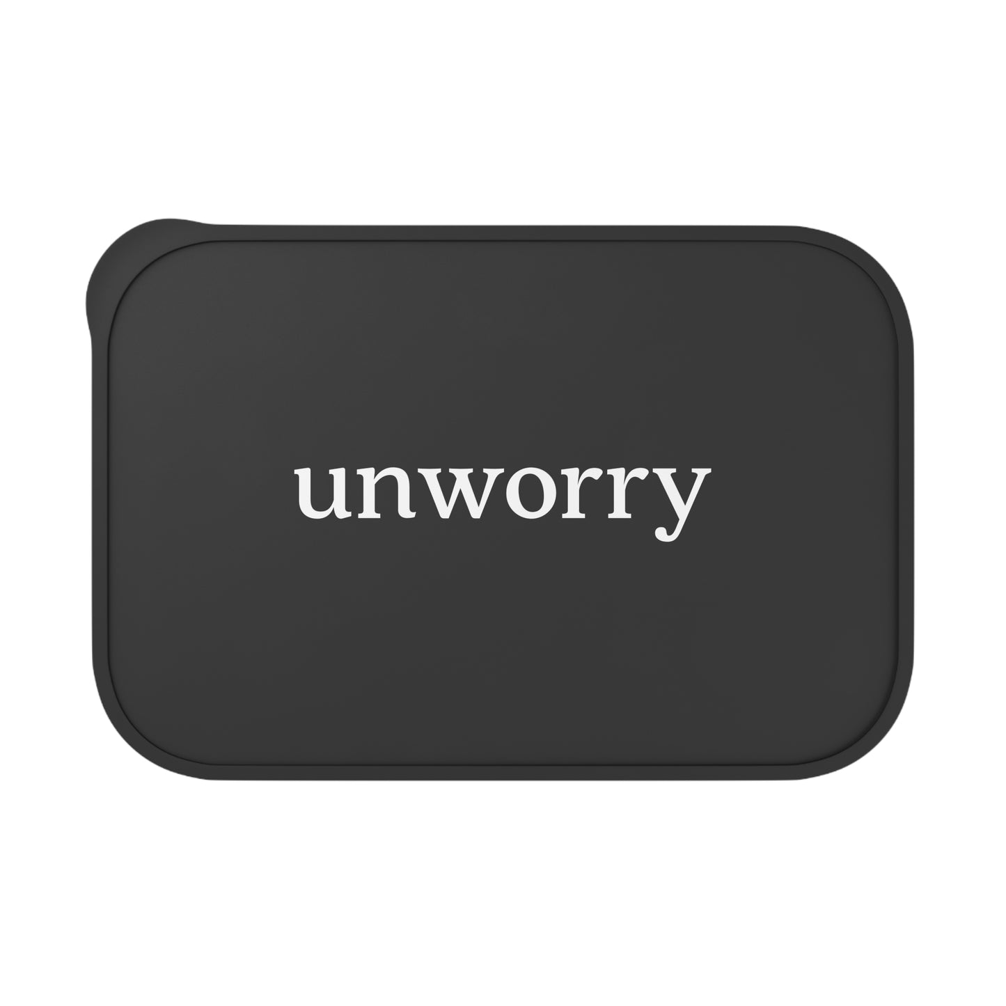 unworry Plant-based sustainable PLA Bento Box with Band and Utensils