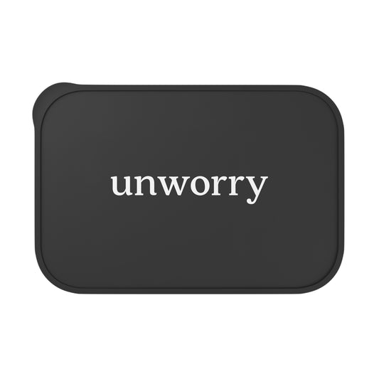 unworry Plant-based sustainable PLA Bento Box with Band and Utensils